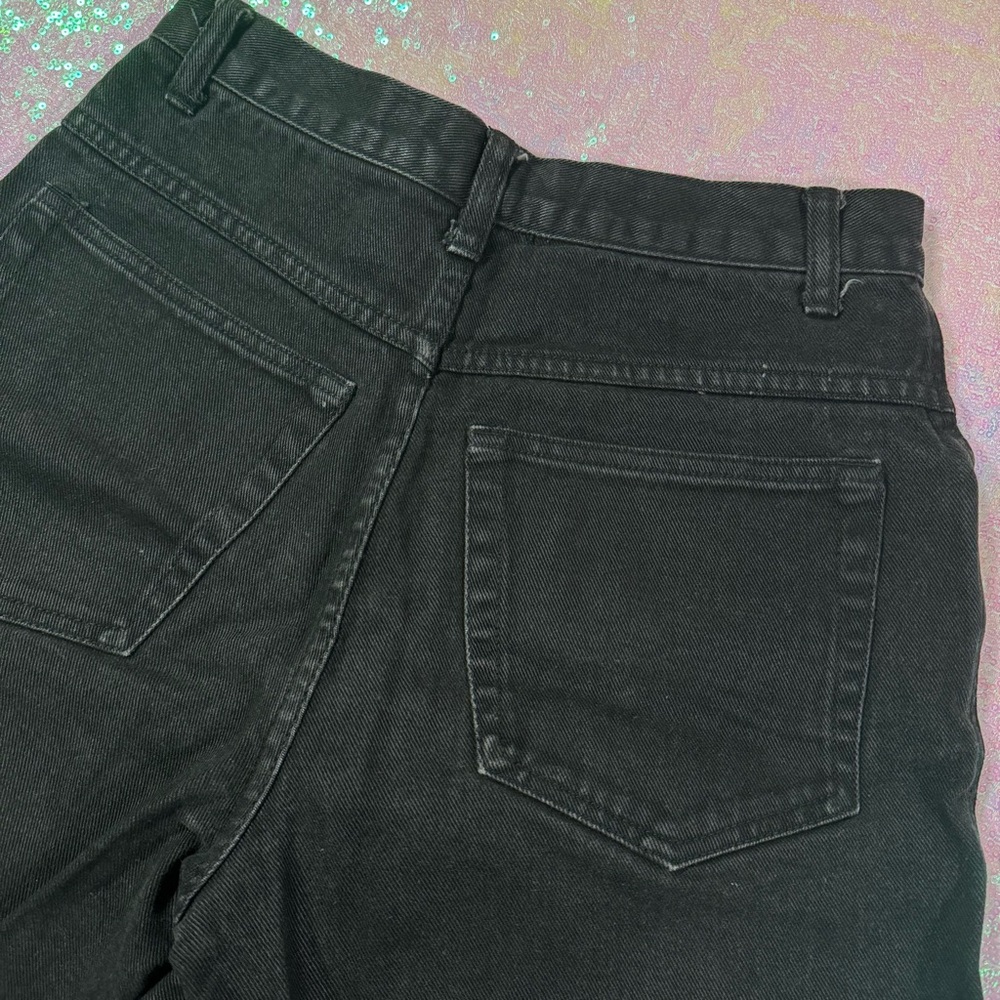 Honors Black Denim High-Waisted Mom Shorts ★彡 - Picture 6 of 6